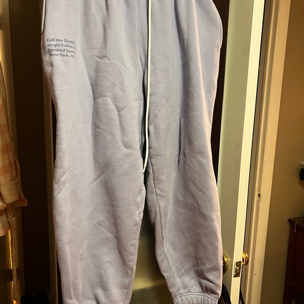 “Call her daddy” Light Purple Joggers